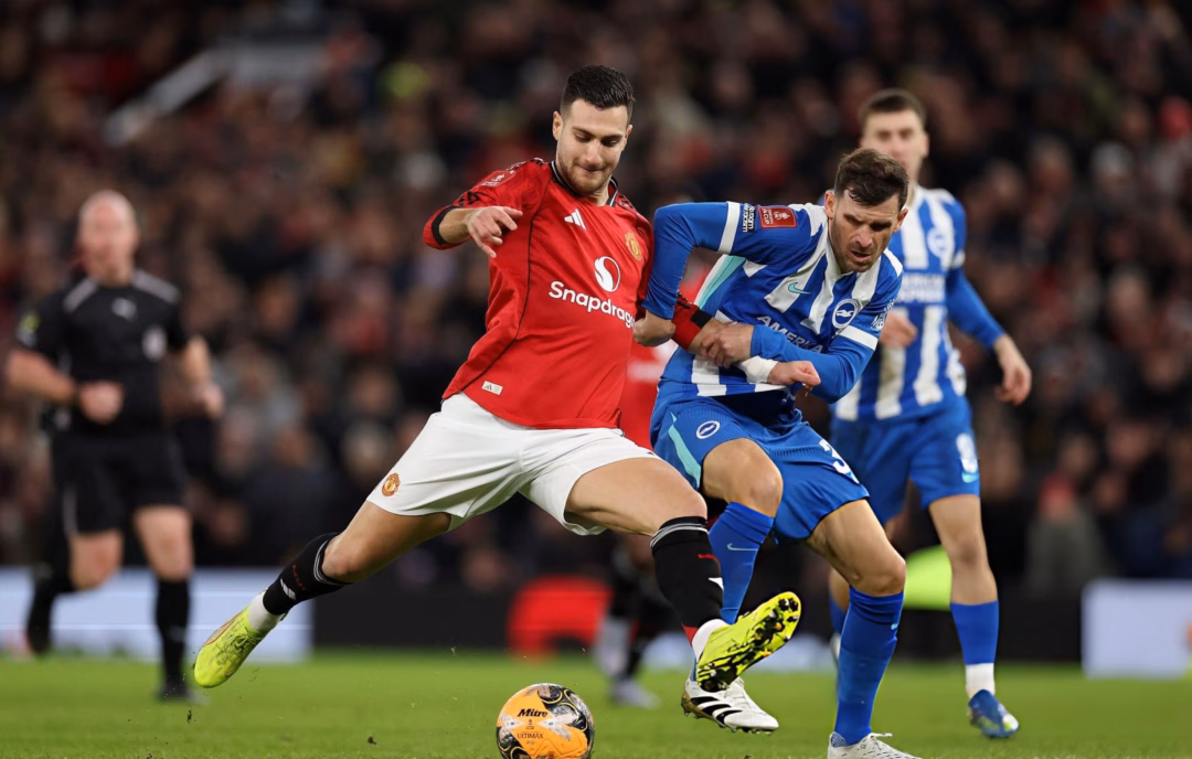 Man United thua Brighton 1-2 tại Old Trafford
