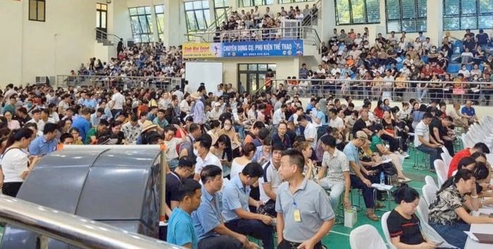 Phi&ecirc;n đấu gi&aacute; đất ở Thanh Oai (H&agrave; Nội)