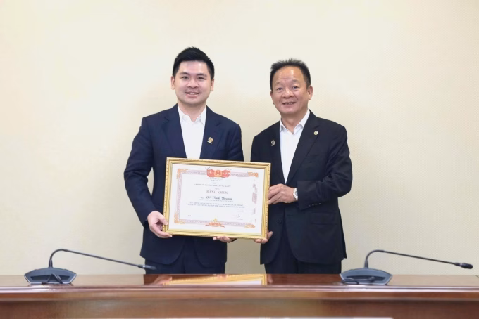 Thành tích nổi bật của T&T Group Phó Chủ tịch HĐQT Tập đoàn T&T Group Đỗ Vinh Quang nhận Bằng khen của VCCI