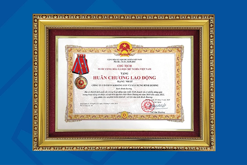 Huân chương Lao động hạng Nhất Huân chương Lao động hạng Nhất