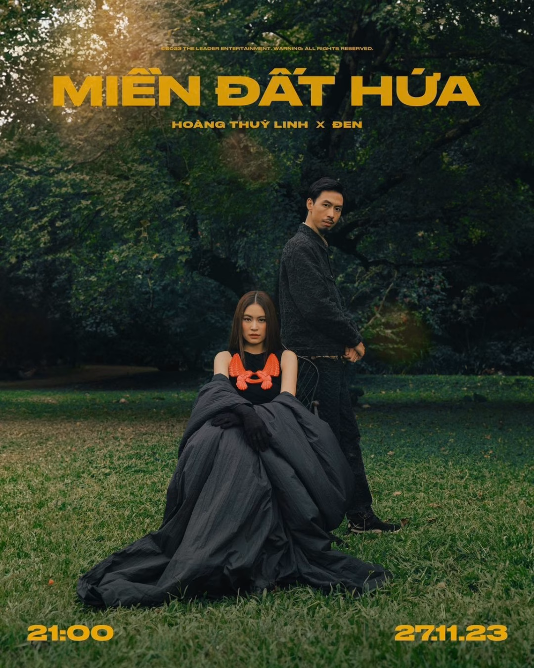 Hoàng Thuỳ Linh tung poster 'Miền đất hứa' kết hợp với Đen Vâu Hoàng Thuỳ Linh tung poster 'Miền đất hứa' kết hợp với Đen Vâu