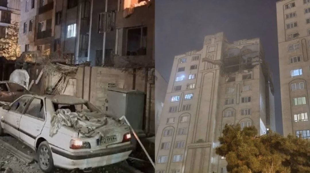 Cảnh tượng thiệt hại sau vụ tấn công của Israel tại Tehran. Cảnh tượng thiệt hại sau vụ tấn công của Israel tại Tehran.