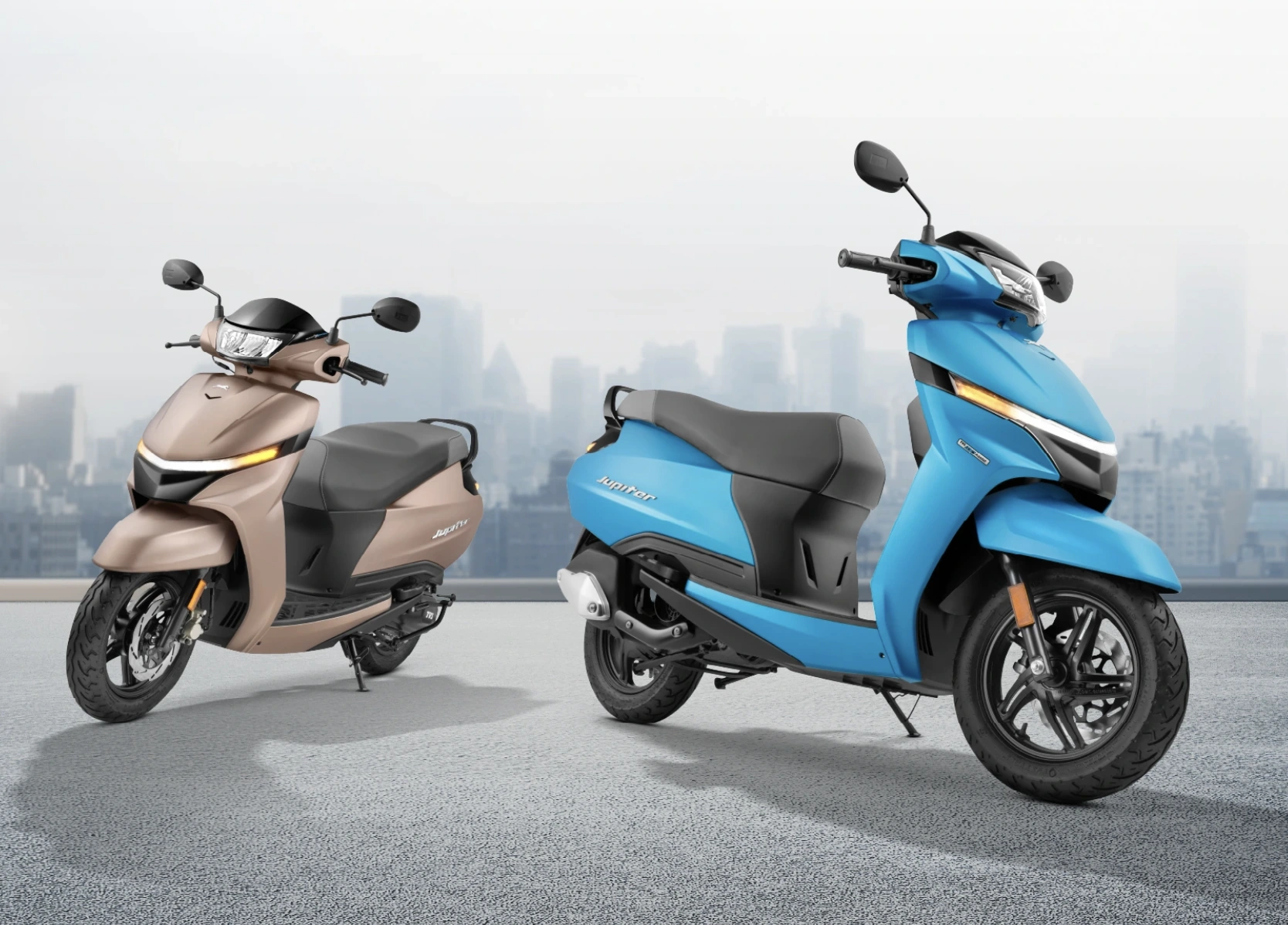 TVS Jupiter 110 sử dụng động cơ xăng 4 thì, xi-lanh đơn, dung tích 113,3cc, sản sinh công suất tối đa 7,9 mã lực