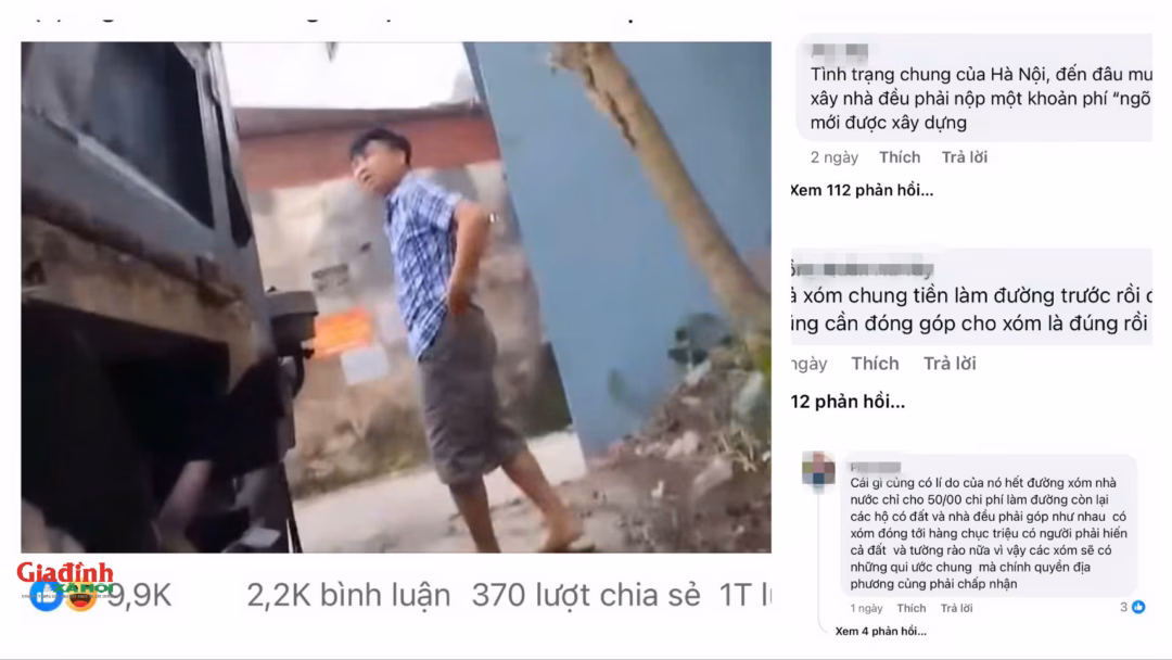 Sự việc gây tranh cãi trên mạng xã hội, một số ý kiến cho rằng "đường do dân góp tiền làm thì có quyền thu tiền".