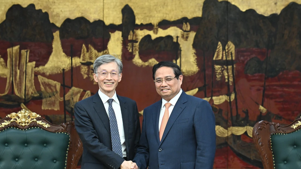 [Ảnh]Thủ tướng Phạm Minh Chính tiếp Phó Tổng Giám đốc IMF Kenji Okamura