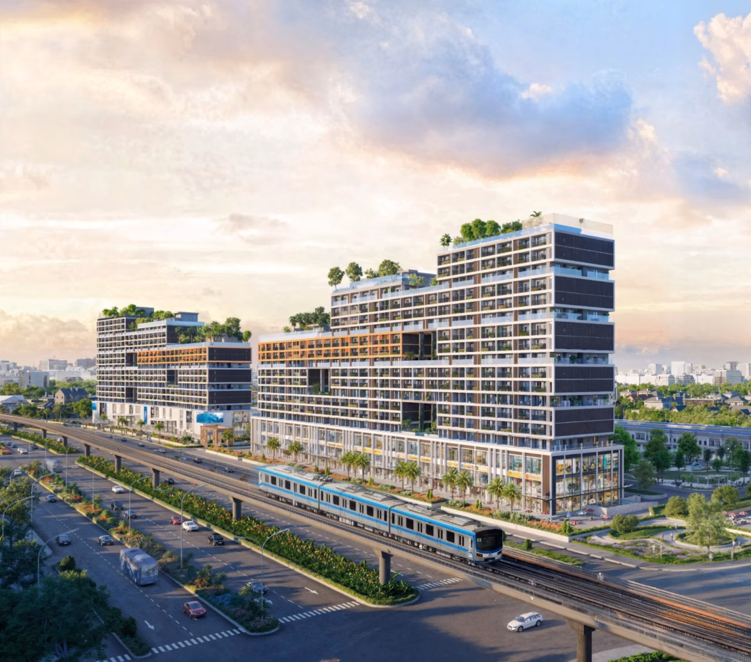 Khu căn hộ cao cấp FIATO AIRPORT CITY sở hữu lợi thế mặt tiền đường Tôn Đức Thắng (25B) kết nối trực tiếp sân bay Long Thành trong 10 phút