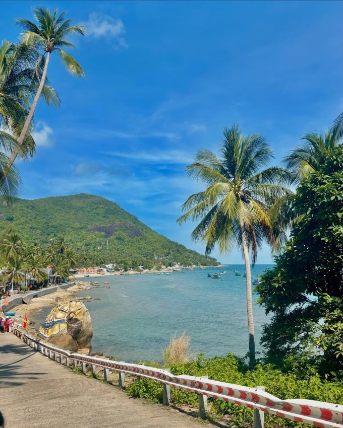 Cung đường ven biển Bãi Bấc Cung đường ven biển Bãi Bấc