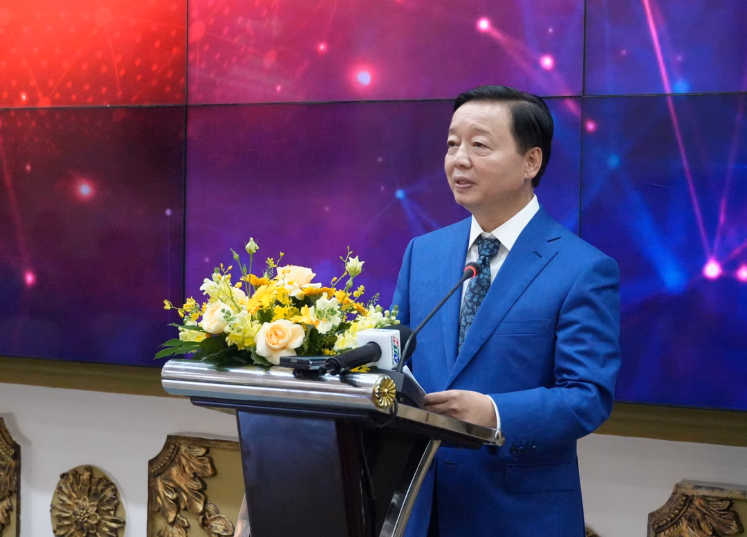 Phó Thủ tướng Chính phủ Trần Hồng Hà phát biểu chỉ đạo tại lễ ký kết Lễ ký kết giữa TP.HCM và AMD
