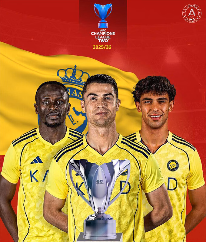 Nam Định và CAHN đối đầu Al Nassr của Ronaldo ở Champions League Two? Xuân Son, Quang Hải có cơ hội đối đầu với Ronaldo ở cúp C2 châu Á