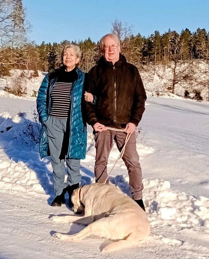 Arabella Carey Adolfsson v&agrave; chồng Stefan tại Torpon