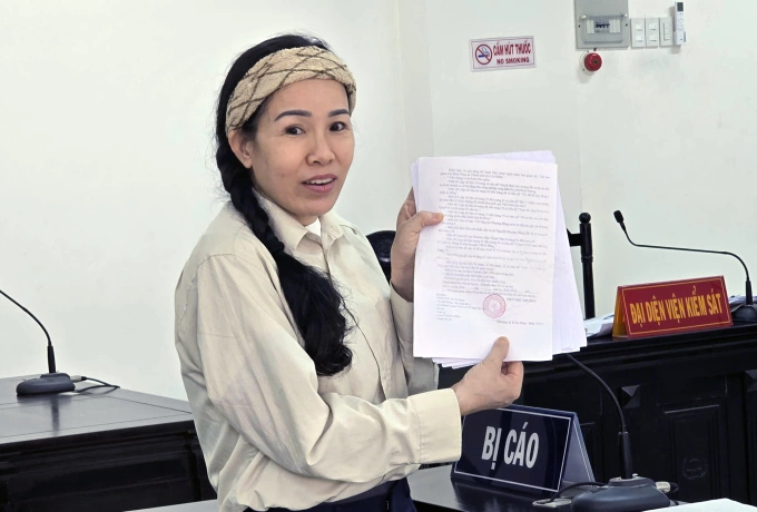 Bị c&aacute;o Lan cho biết chưa nhận c&aacute;o trạng