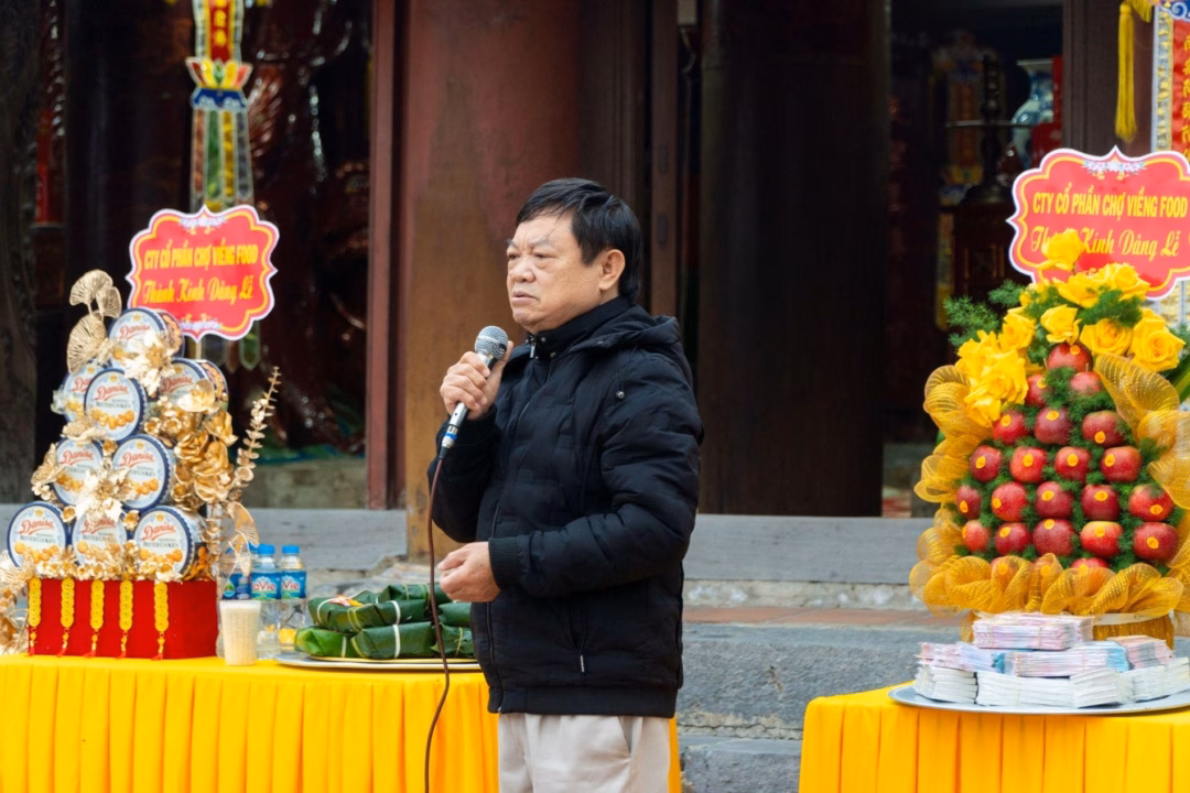 Nguyễn Văn Thư chia sẻ về di sản Chợ Viềng v&agrave; Đền Trần