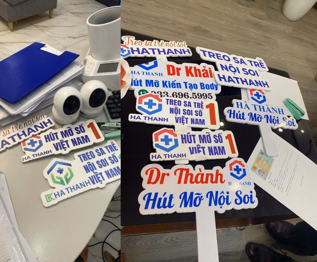 Dù không có phép, cơ sở thẩm mỹ HT CLINIC đã thực hiện phẫu thuật cho hàng trăm khách hàng Cơ sở thẩm mỹ HT CLINIC bị phát hiện hoạt động không phép và mạo danh