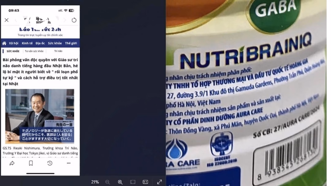 Nội dung quảng cáo thực phẩm bổ sung cần chính xác Nội dung quảng cáo thực phẩm bổ sung cần chính xác