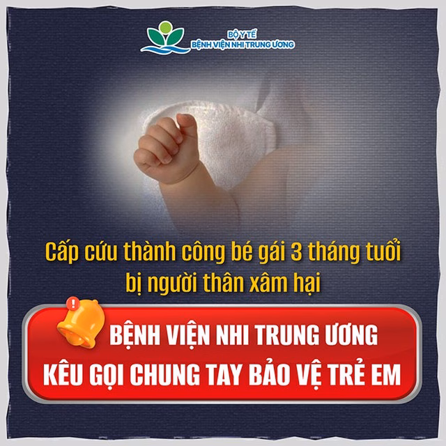Bé gái 3 tháng tuổi bị xâm hại tại Bệnh viện Nhi Trung ương Bé gái 3 tháng tuổi bị xâm hại tại Bệnh viện Nhi Trung ương
