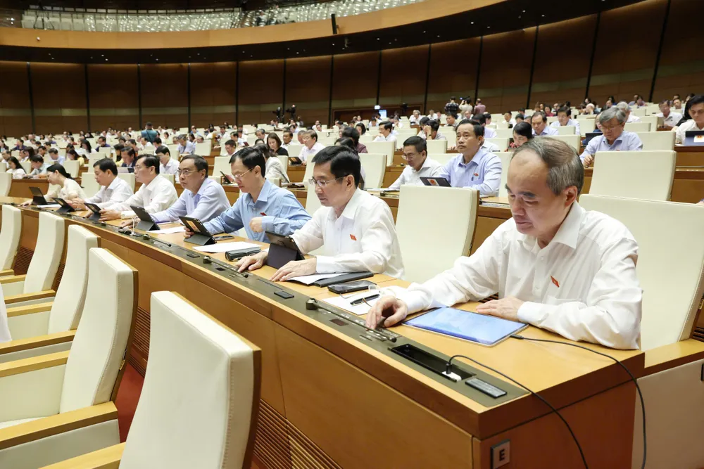 Đoàn ĐBQH TPHCM biểu quyết