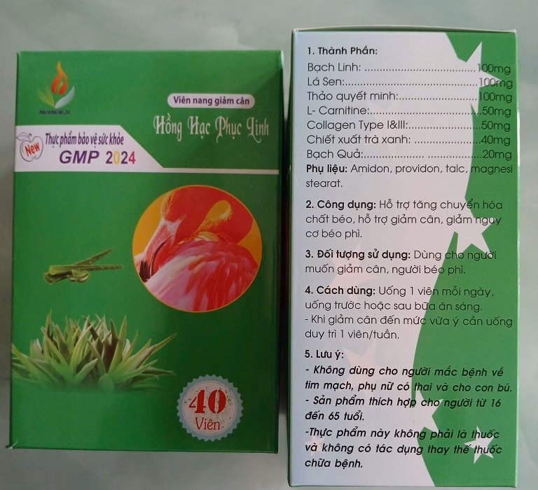 Viên giảm cân chứa chất cấm