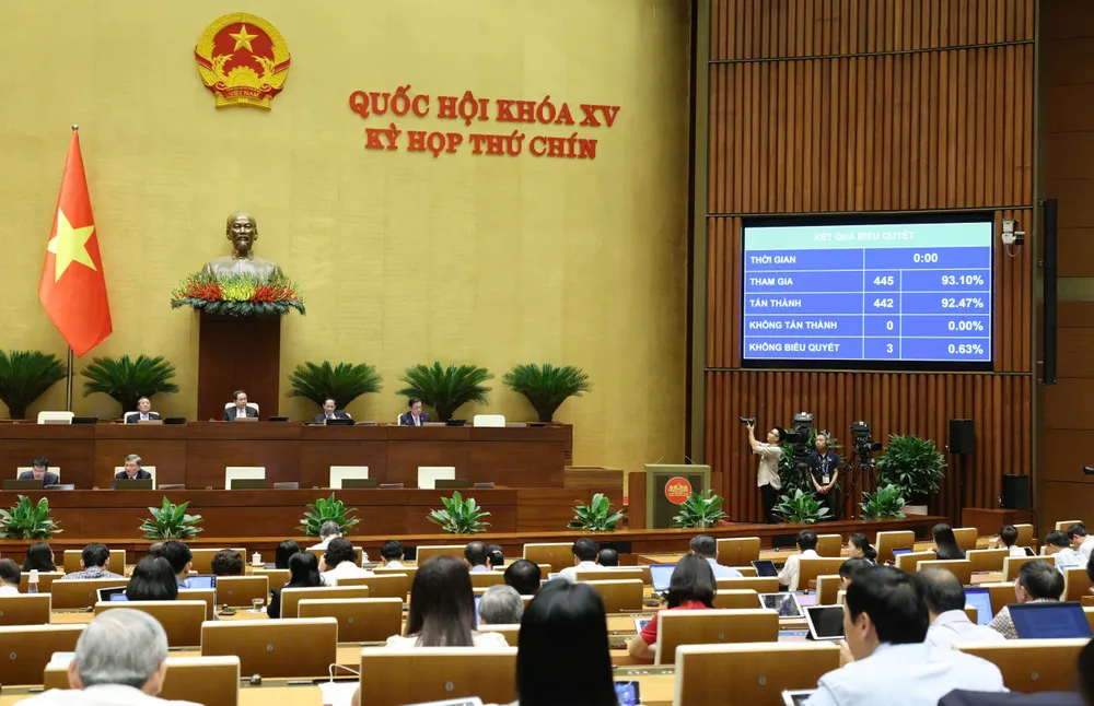 Quốc hội biểu quyết thông qua Luật Hóa chất (sửa đổi)