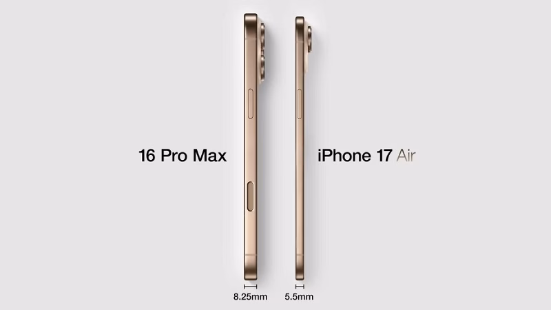 iPhone17 Air - Siêu phẩm mới của Apple iPhone17 Air mỏng và nhẹ