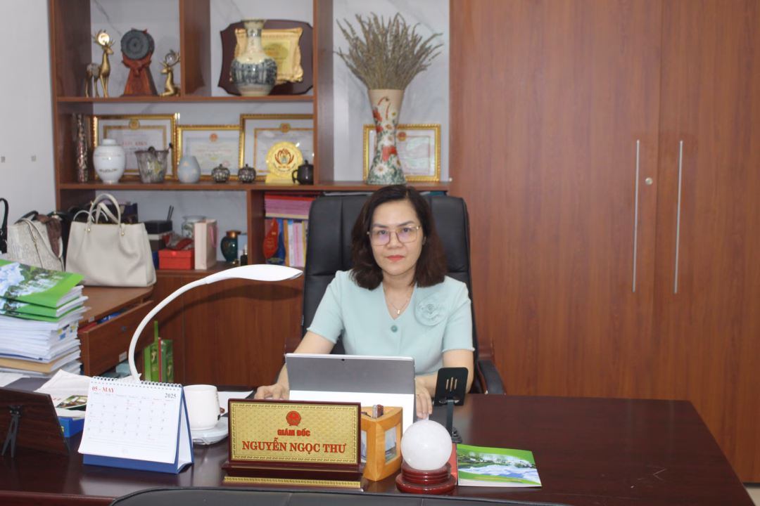 Bà Nguyễn Ngọc Thư - Giám đốc Sở Giáo dục và Đào tạo tỉnh Cao Bằng.