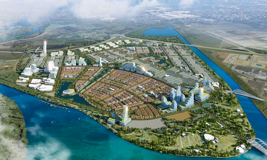 Đại đô thị tại Hải An Một trong những đại đô thị đang được triển khai tại Hải An