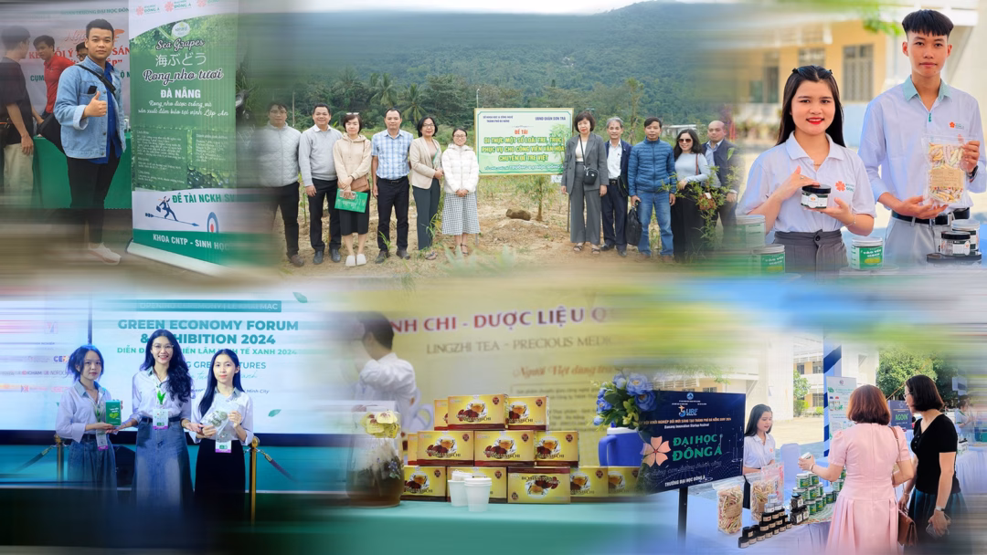 SV khối ngành Khoa học sự sống Trường ĐH Đông Á với loạt sản phẩm và dự án khởi nghiệp SV khối ngành Khoa học sự sống Trường ĐH Đông Á với loạt sản phẩm và dự án khởi nghiệp