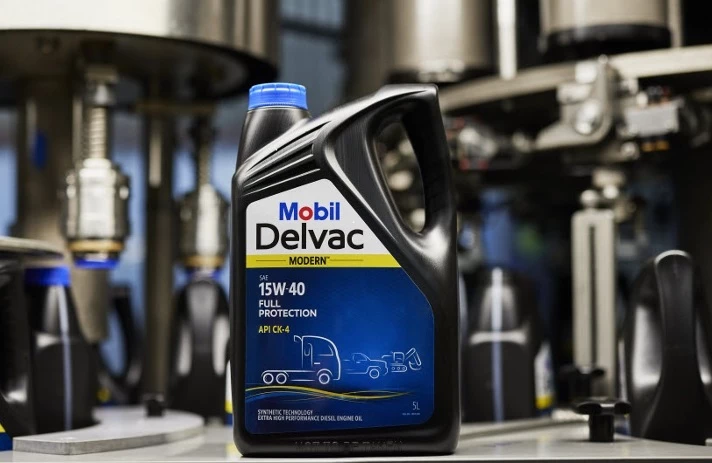 Một sản phẩm dầu nhớt Mobil Delvac