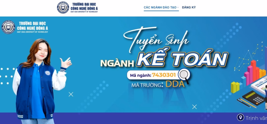 Đại học Đông Á tuyển sinh kế toán bằng tổ hợp C00 Thí sinh xét tuyển tổ hợp C00 ngành Kế toán cần trau dồi thêm kiến thức, kỹ năng.