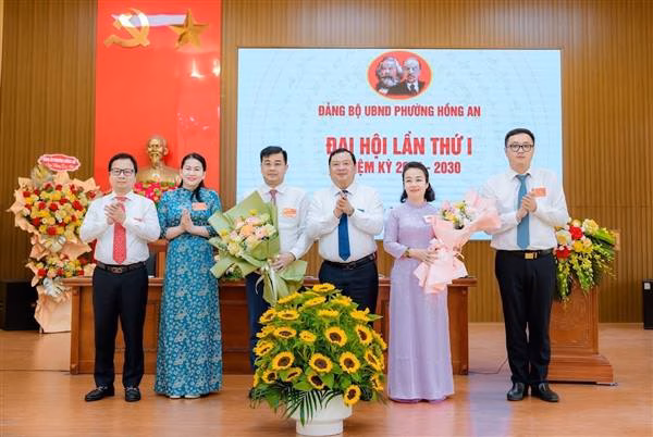 Hải Phòng tăng tốc phòng chống lụt bão Đại hội Đảng bộ UBND phường Hồng An lần thứ I, nhiệm kỳ 2025 - 2030