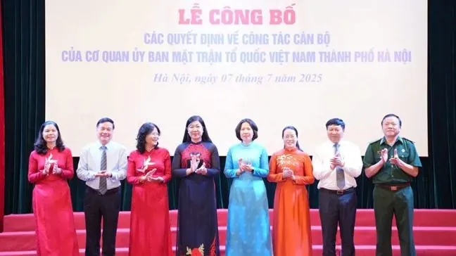 Ra mắt Ban Thường trực Ủy ban MTTQ Việt Nam TP Hà Nội nhiệm kỳ 2024-2029 Ra mắt Ban Thường trực Ủy ban MTTQ Việt Nam TP Hà Nội nhiệm kỳ 2024-2029