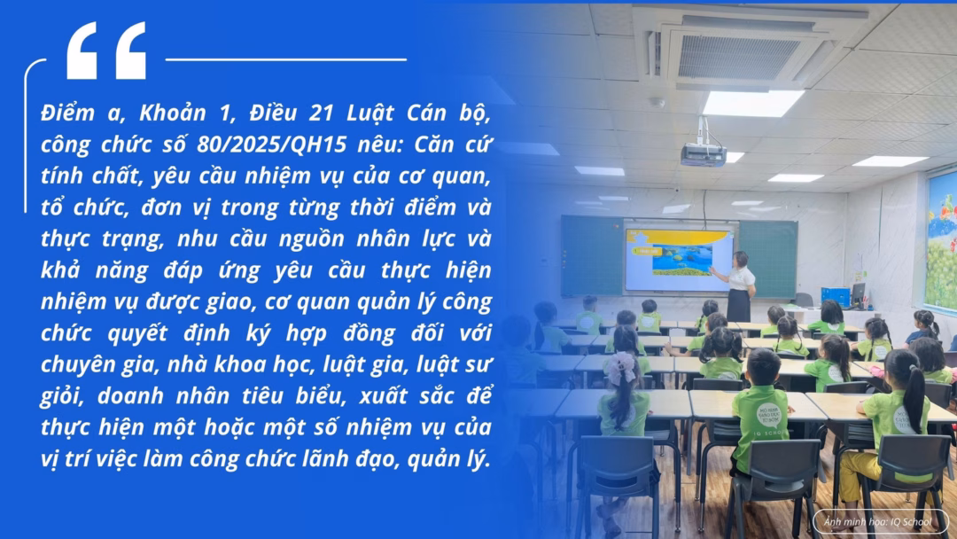 Thu hút chuyên gia vào ngành giáo dục cần ‘gỡ khó’ từ quy định
