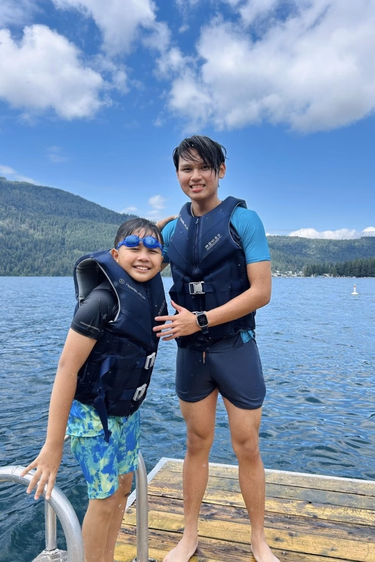Hè về Canada – Hồ Cultus và những trải nghiệm không thể bỏ lỡ Nhà Huỳnh Đông - Ái Châu cắm trại, tắm hồ trong rừng - 4
