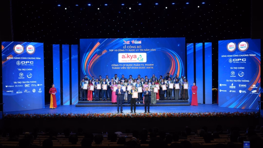 5 năm giữ vững vị thế Top 10 doanh nghiệp sản xuất dược phẩm uy t&iacute;n của Aikya - 2