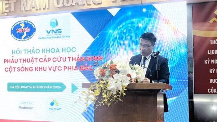 Phạm Ngọc Thạch ph&aacute;t biểu tại hội thảo