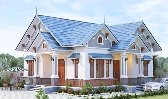 So sánh hiệu suất cách nhiệt của mái ngói và mái tôn So sánh nhà mái ngói và nhà mái tôn