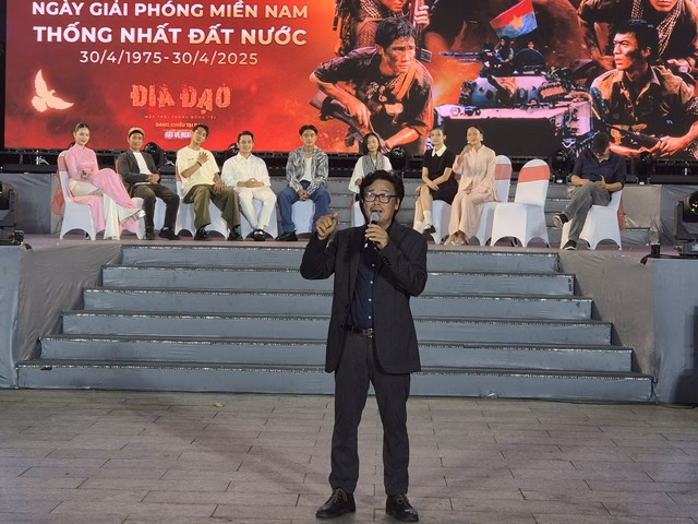 NSƯT Cao Minh chia sẻ tại sự kiện NSƯT Cao Minh trải lòng về bộ phim