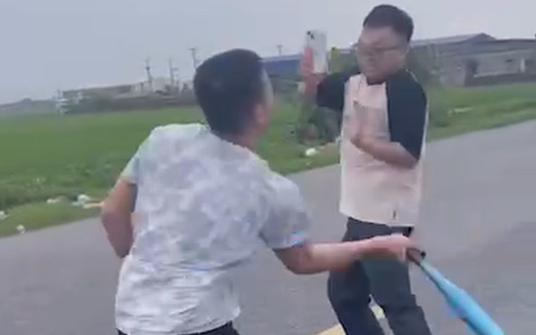 Hiện trường vụ việc Hiện trường vụ xô xát giữa hai tài xế