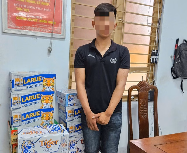 Hai thanh niên trộm bia tại Đà Nẵng Tang vật vụ trộm bia tại Đà Nẵng