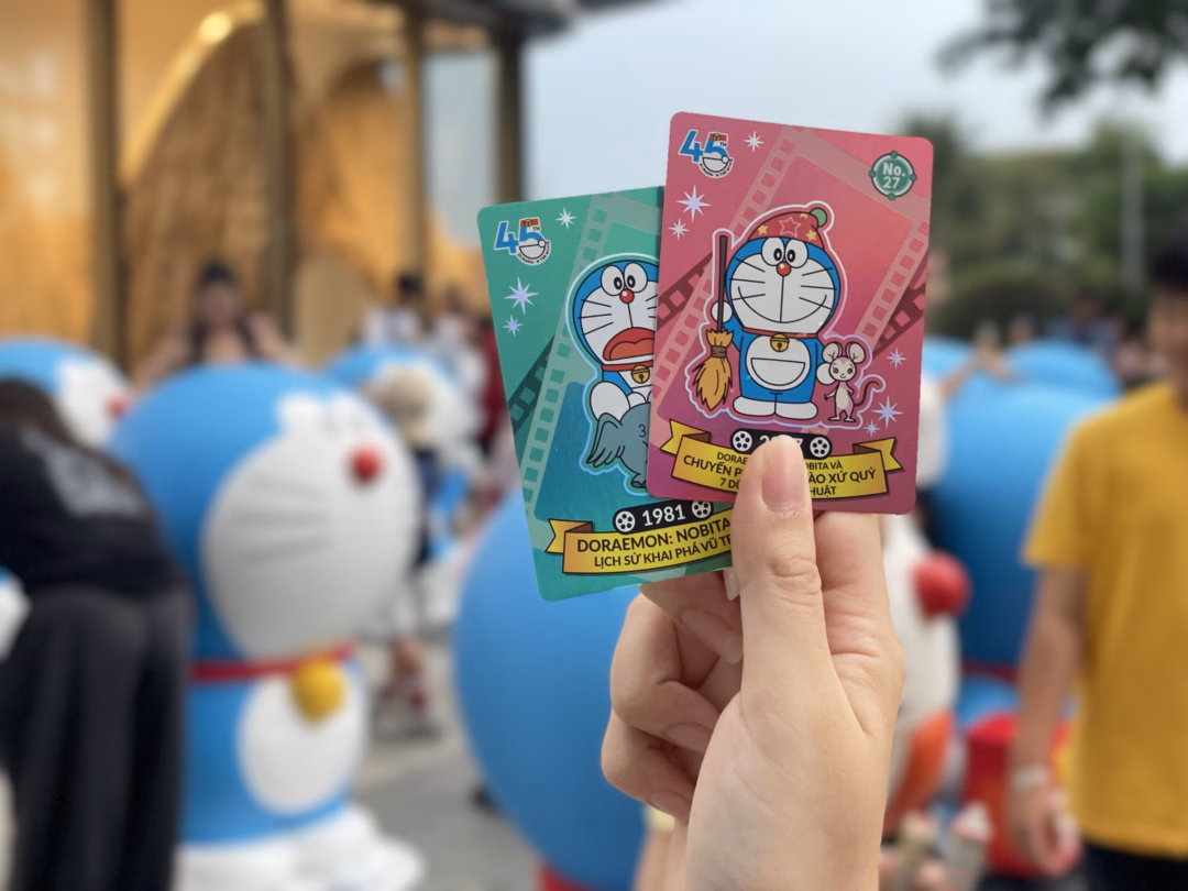 Người tham gia còn có cơ hội gacha những chiếc thẻ bài phiên bản giới hạn của Doraemon