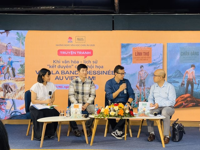 Tọa đàm 'Truyện tranh: Khi văn hóa - lịch sử 'kết duyên' cùng hội họa' Tọa đàm 'Truyện tranh: Khi văn hóa - lịch sử 'kết duyên' cùng hội họa'