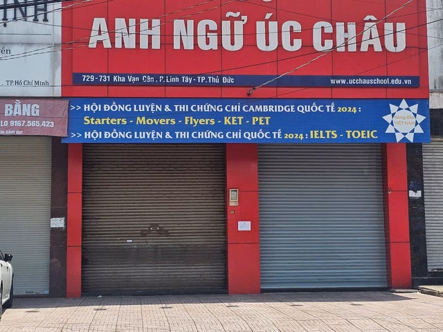 Trung tâm Anh ngữ tại TP HCM thu tiền tỉ rồi đột ngột đóng cửa Trung tâm Anh ngữ tại TP HCM thu tiền tỉ rồi đột ngột đóng cửa