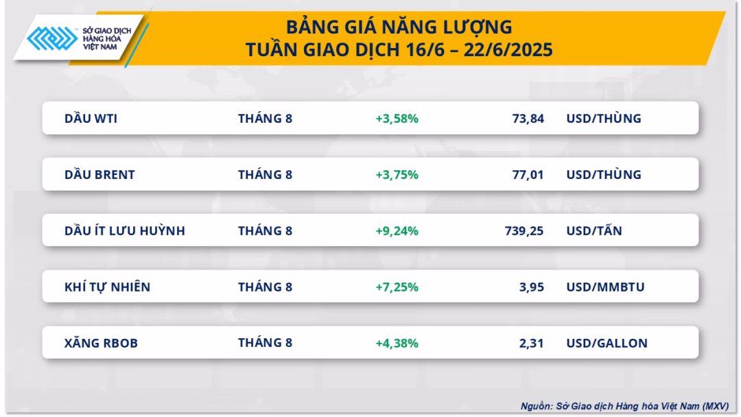 Thị trường năng lượng Thị trường năng lượng biến động