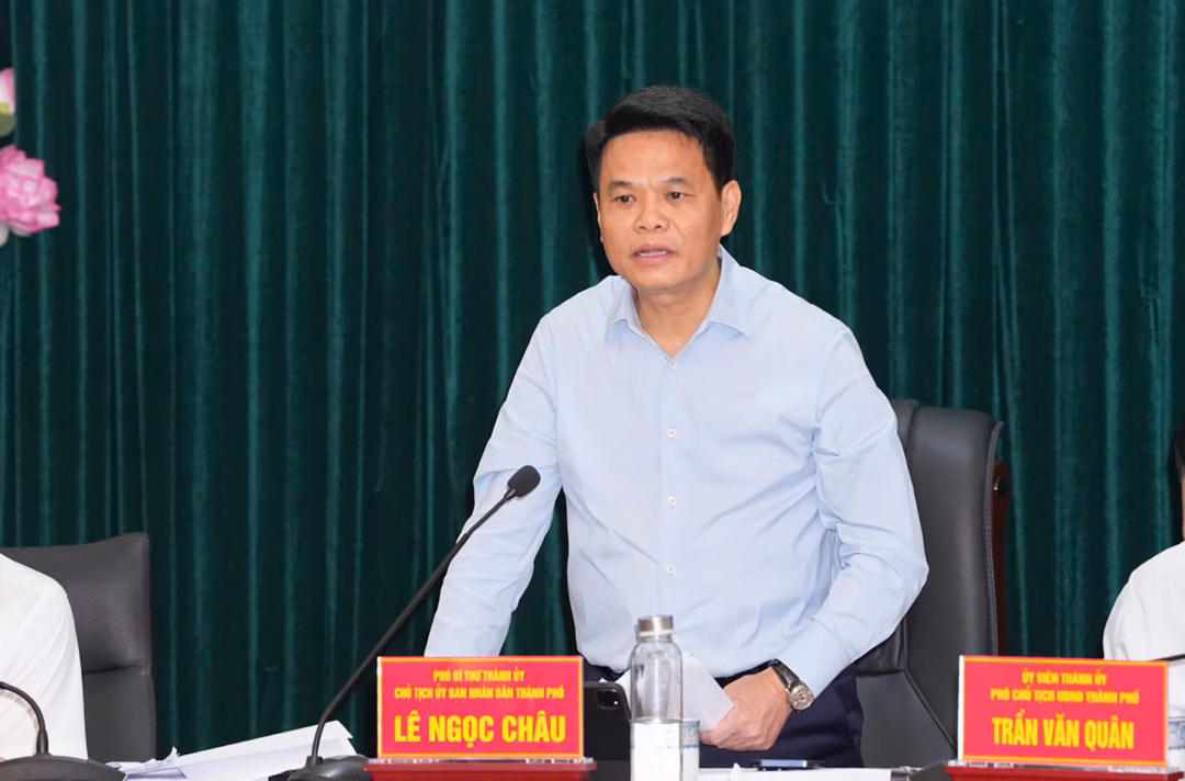 Chủ tịch UBND thành phố Lê Ngọc Châu chỉ đạo tập trung cao để hoàn thành giải ngân 100% vốn đầu tư công năm 2025