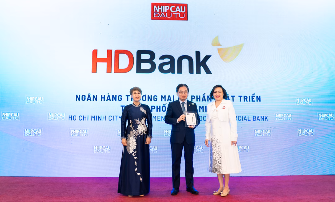 HDBank lần thứ ba liên tiếp được vinh danh trong Top 50 Doanh nghiệp Phát triển bền vững tiêu biểu Việt Nam.