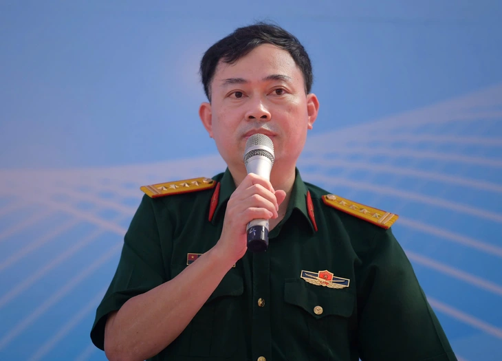 Hôm nay mở Ngày hội lựa chọn nguyện vọng xét tuyển ĐH năm 2025 Đại tá Đỗ Thành Tâm, thư ký Ban tuyển sinh quân sự, Bộ Quốc phòng - Ảnh: NAM TRẦN