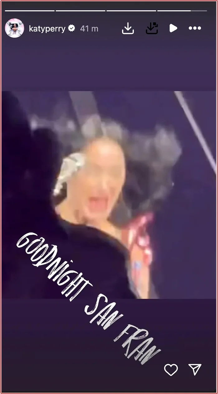 Katy Perry ngã từ thiết bị bay giữa buổi biểu diễn