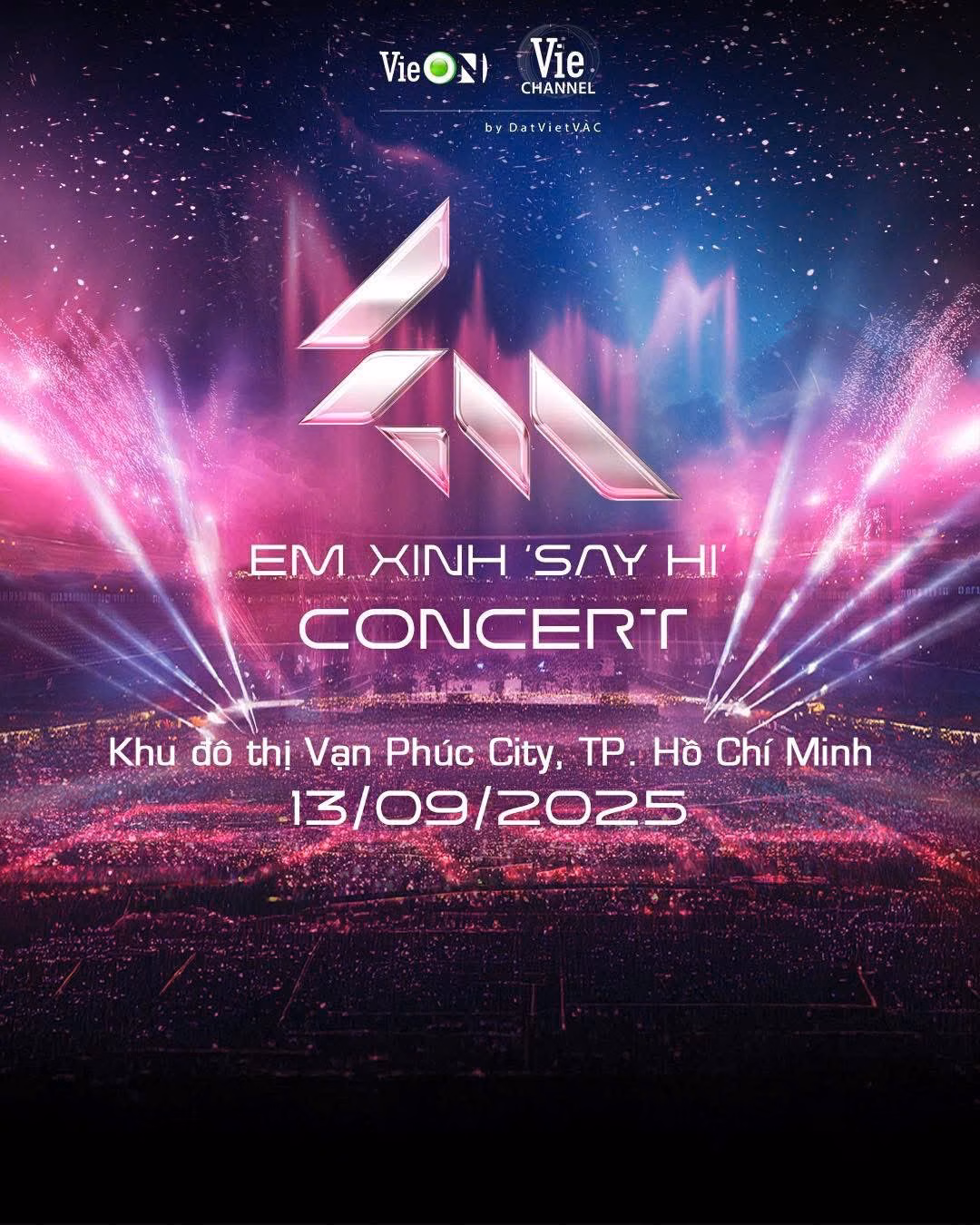 Thông tin chính thức đăng tải về concert | Nguồn: Facebook Em Xinh Say Hi Vie Channel