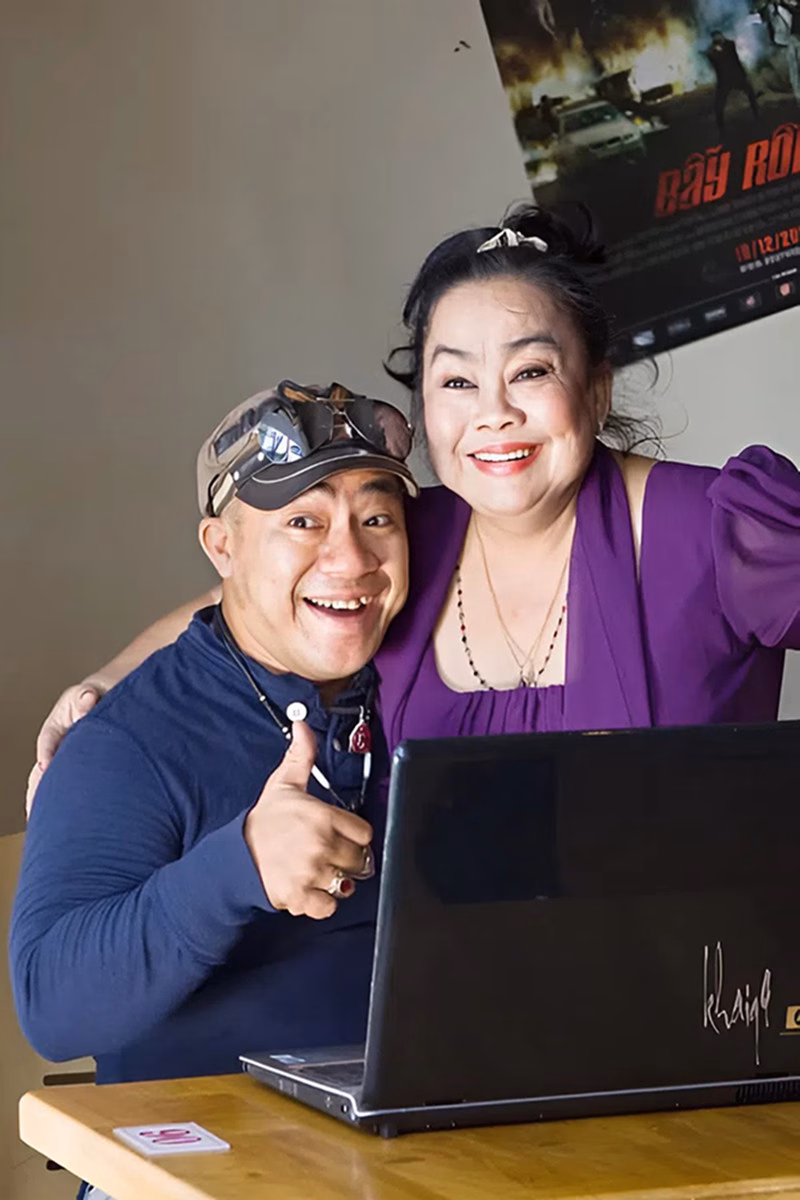 Hiếu Hiền – Diễn viên hài chuyển mình thành ngôi sao phim drama thành công Hiếu Hiền và mẹ - cố nghệ sĩ Kim Ngọc. Ảnh: Tư liệu