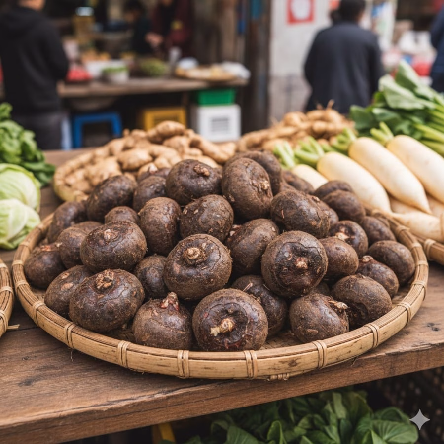 Mã thầy – Củ năng “bất ngờ” của mùa đông Mã thầy (củ năng) – loại củ giá rẻ ở chợ Việt, giòn mát tự nhiên, rất hợp dùng trong những ngày lạnh