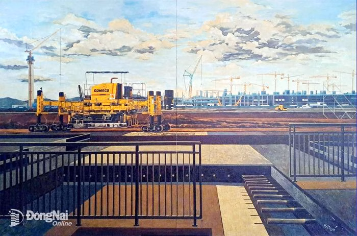 Ngày mới - Sân bay Long Thành Tác phẩm Ngày mới - Sân bay Long Thành của Nguyễn Trọng Hoàn